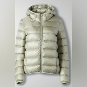 TNA Little Puff Jacket - Silent Storm Green